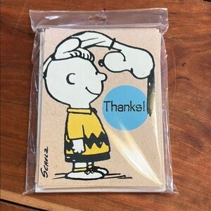 Peanuts Thank You Cards